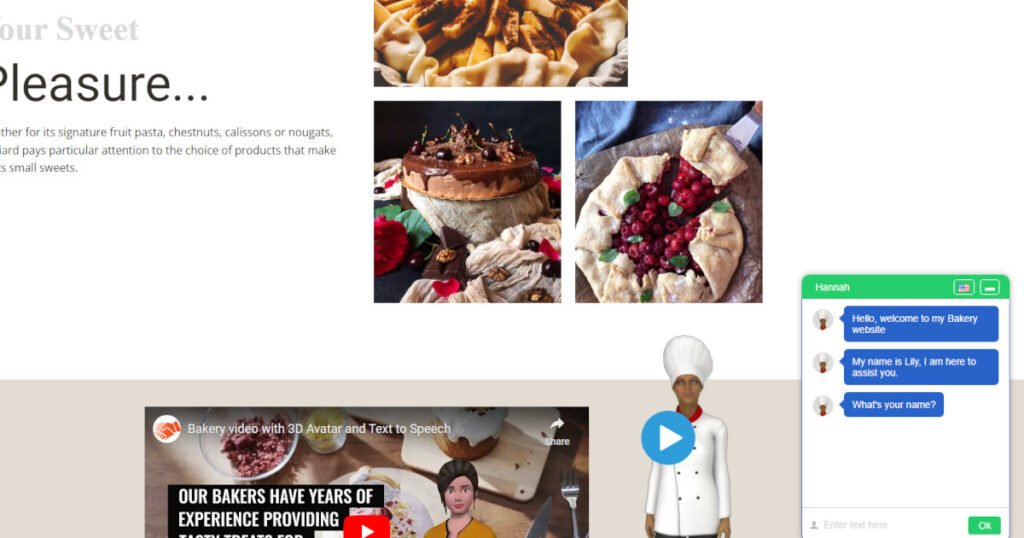 Chatbots for Bakeries