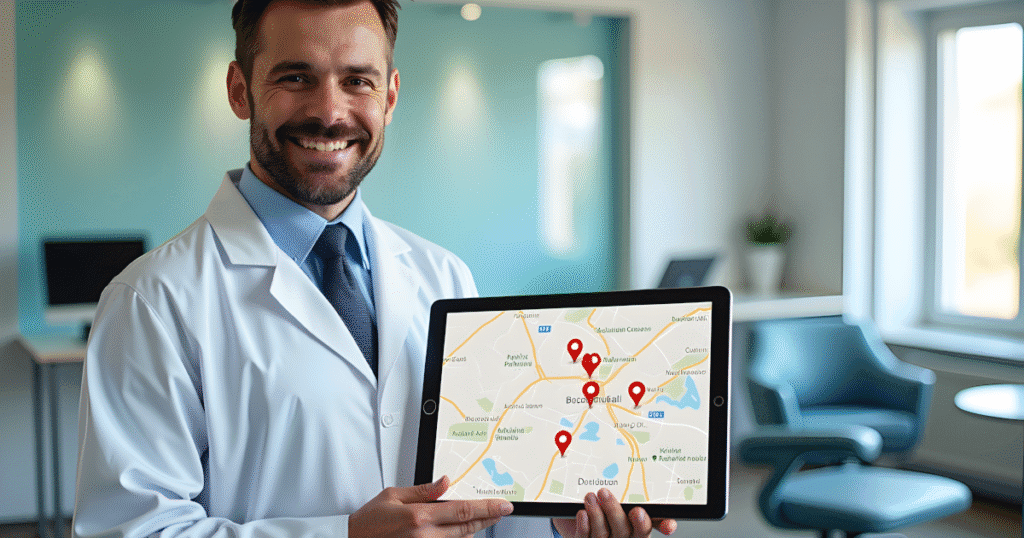 Dentist working to fix why his business website is not ranking on Google